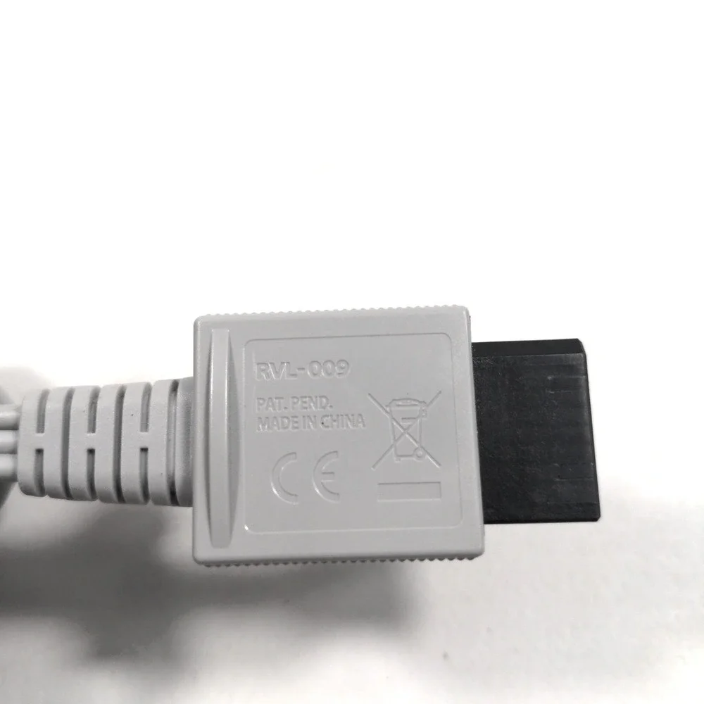 Nintendo Wii AV Cable RVL-009 Genuine OEM Composite RCA Video Cord Gray 2006 VTG